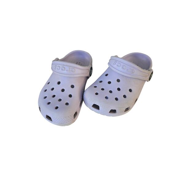 Toddler Girl Crocs Size 7C Lilac - Picture 1 of 6